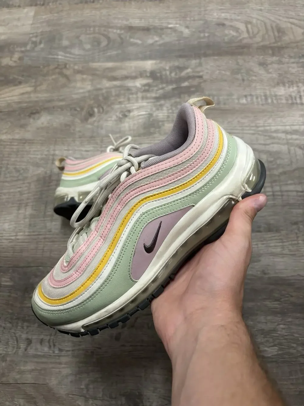 Air Max 97 Multi Pastel Womens Size 9 Phantom Grey Plum Fog DH1594-001